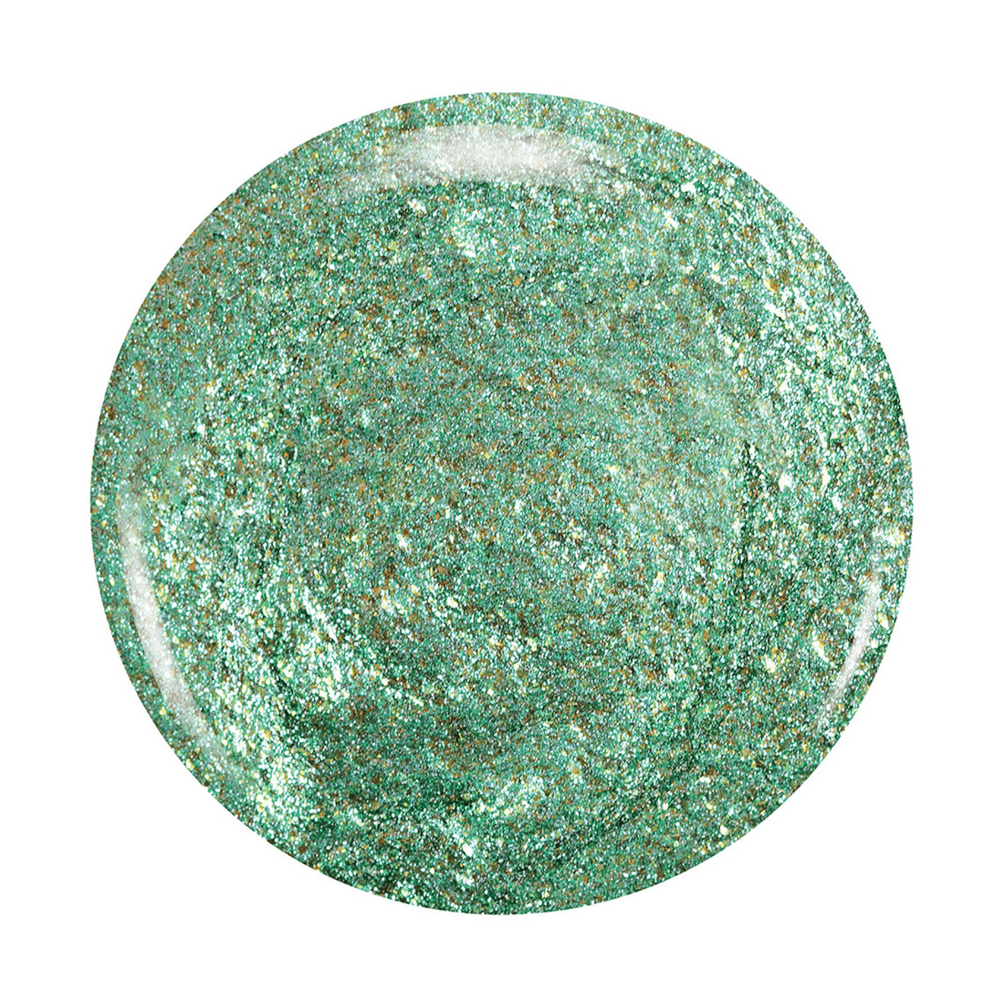 Zoya Rikki nail polish bottle with a sleek black cap and clear glass displaying vibrant nail polish color.