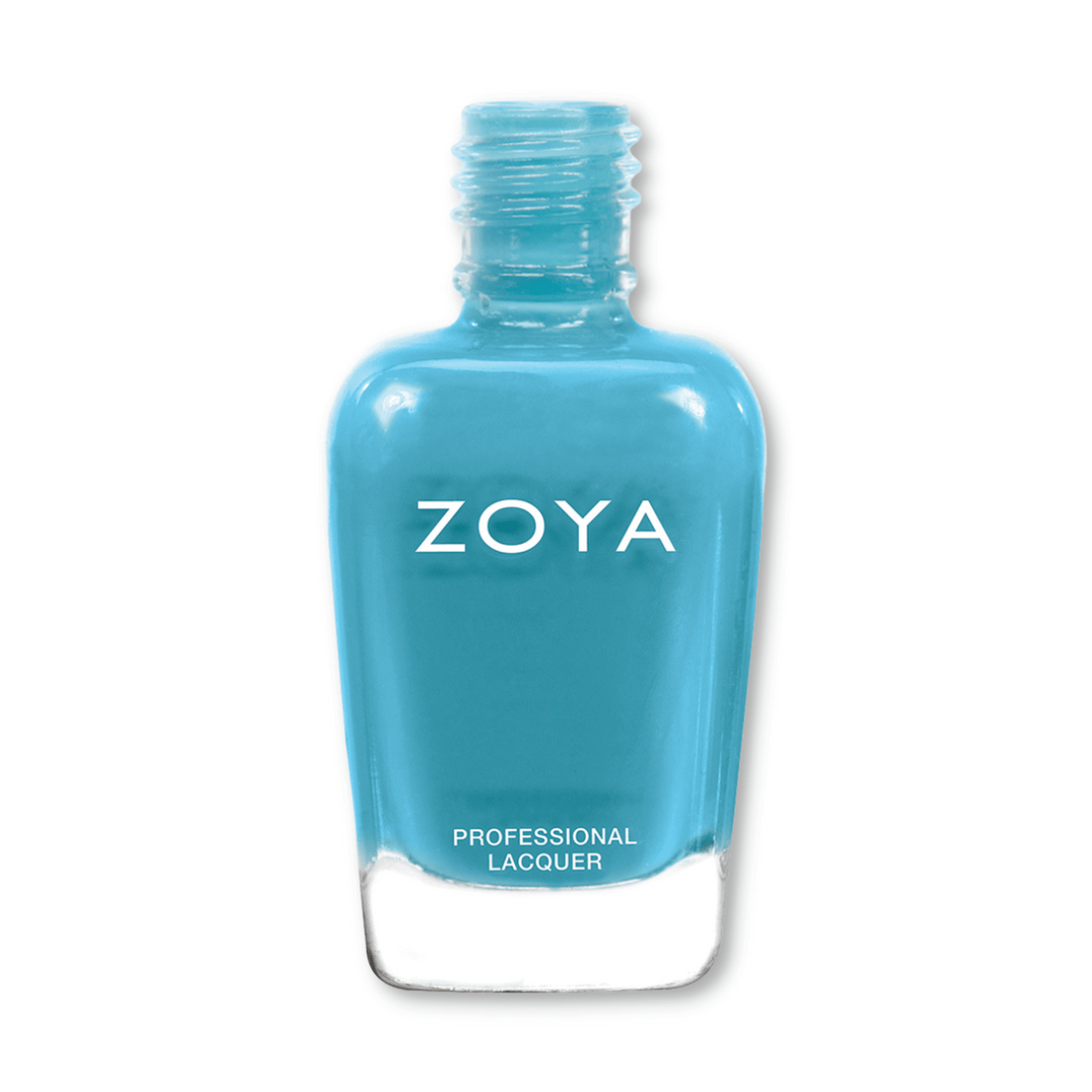 Zoya Rocky nail polish bottle with deep, glossy brown shade and modern branding on the label.