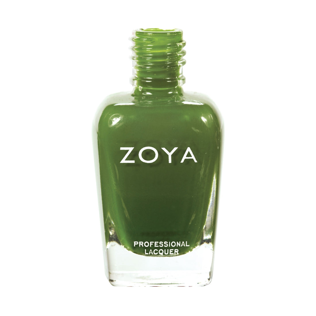 Zoya Shawn nail polish bottle with a sleek design, featuring the Zoya logo and a vibrant, glossy nail polish color.