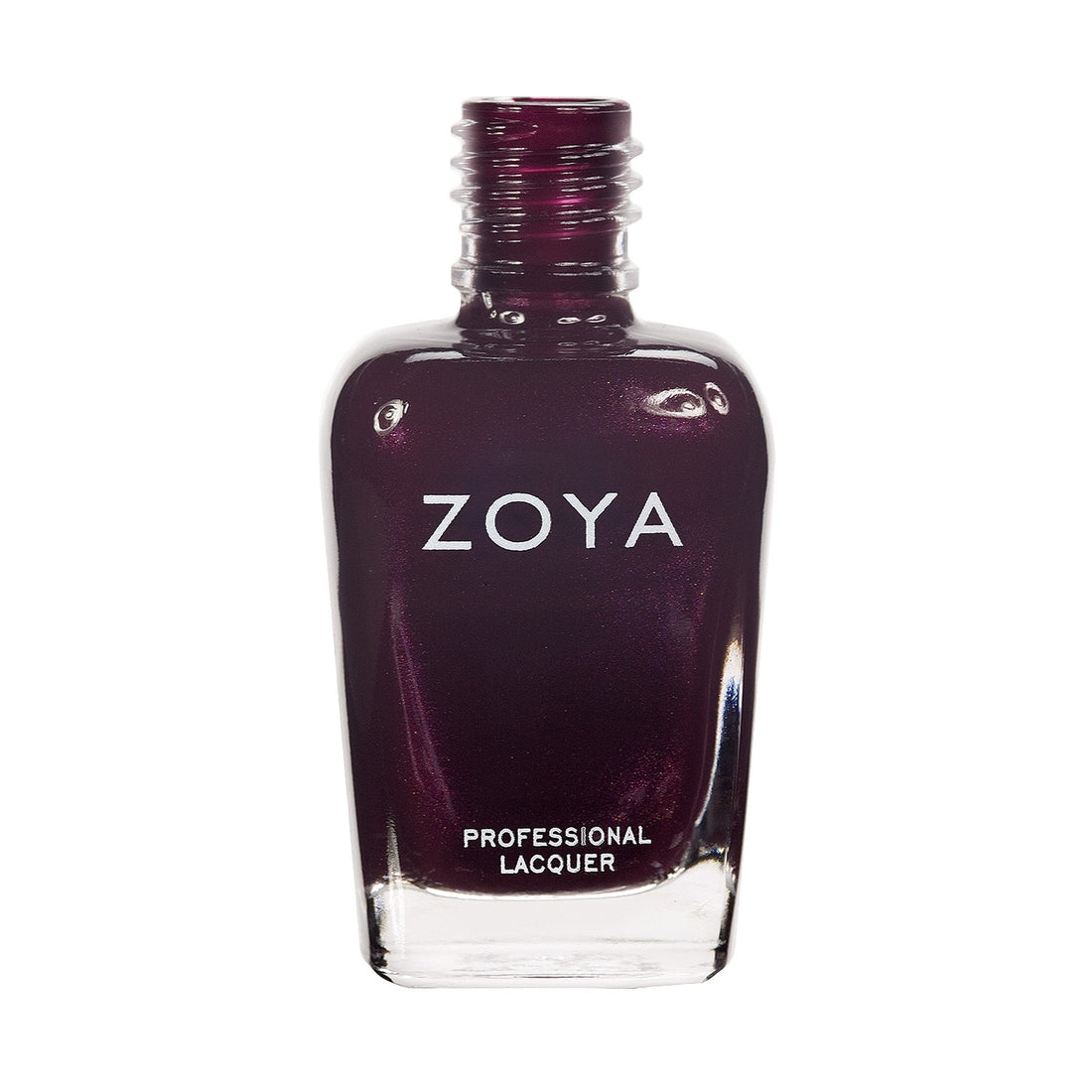 Zoya Sloane nail polish bottle with deep blue color and sleek Zoya branding on the label.