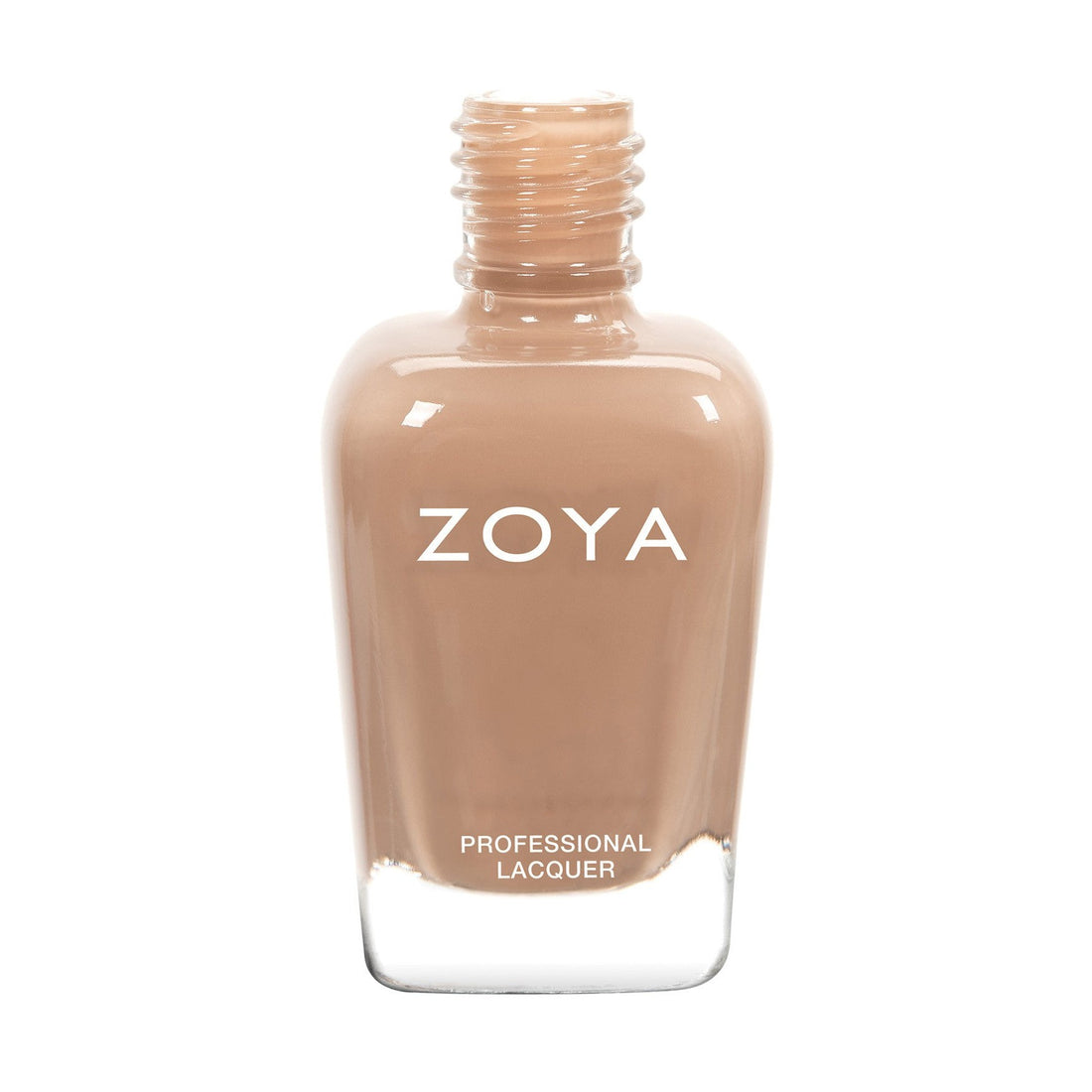 Zoya Spencer nail polish bottle with deep berry shade and white cap, showcasing the Zoya brand logo on the label.