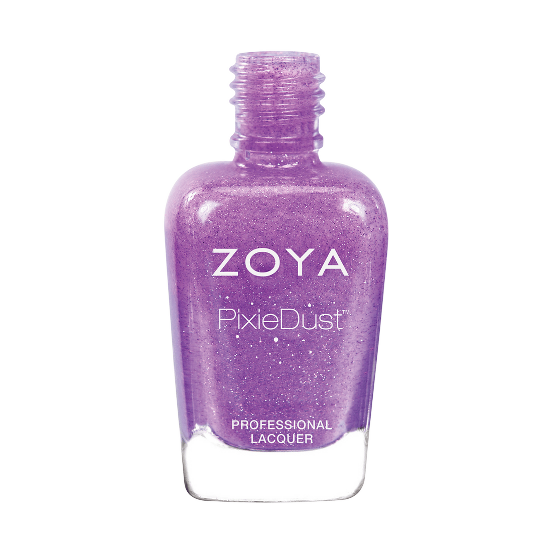 Zoya Stevie nail polish bottle with purple and gray shades from Zoya's nail polish collection.