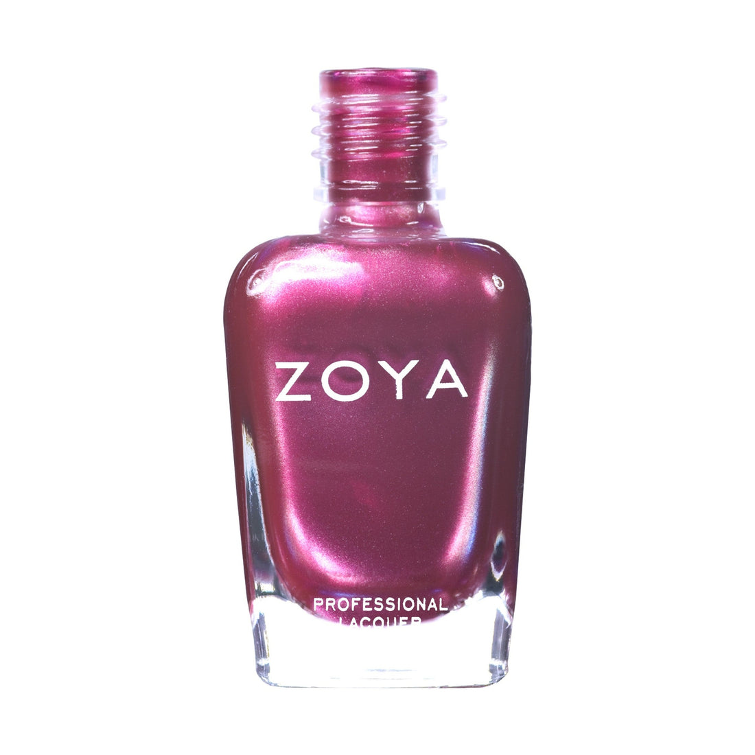 Zoya Tama nail polish bottle with deep, rich purple color and sleek Zoya branding on the label.