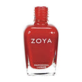 Zoya Tamsen nail polish bottle with a sleek design, showcasing the vibrant, glossy nail polish color in the image.