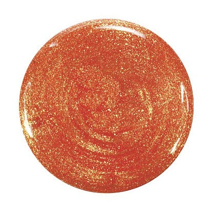 Zoya Tanzy nail polish bottle with bright orange shade in a sleek glass container, showcasing the Zoya brand and product label.