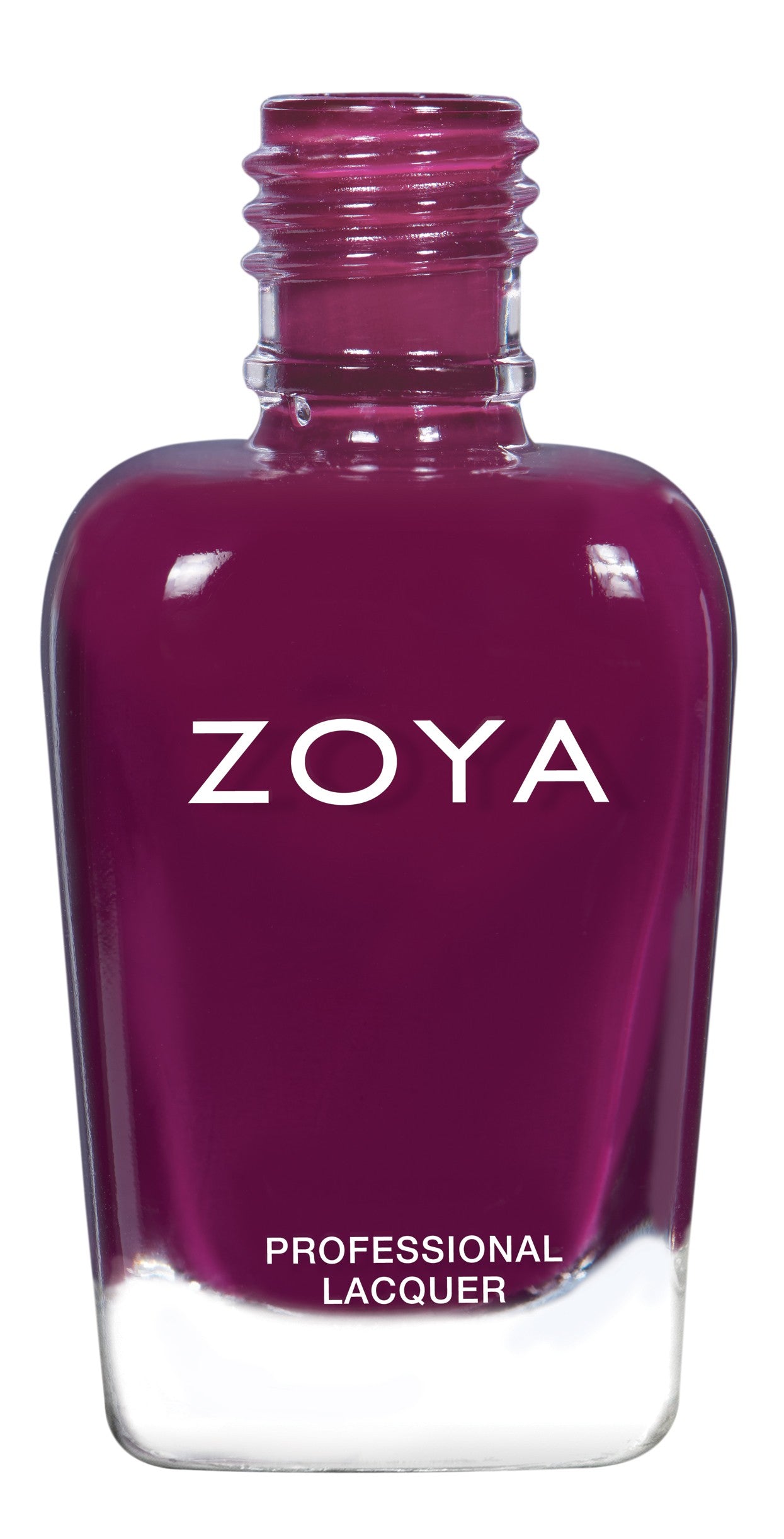 Zoya Tara nail polish bottle with sleek design, showcasing vibrant color and brand label, on a neutral background.