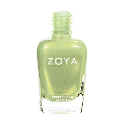 Zoya Tracie nail polish bottle with vibrant teal color and clear branding on the label.