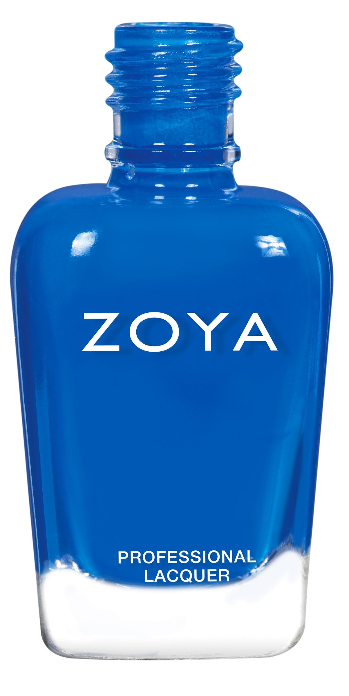 Zoya Walker nail polish bottle from Zoya's nail polish collection with a sleek design and vibrant color.
