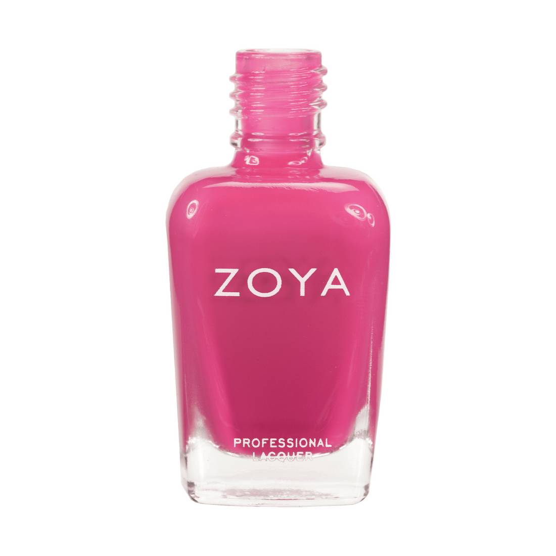 Zoya Whitney nail polish bottle with pink cap and clear label, showcasing the Zoya nail polish product.