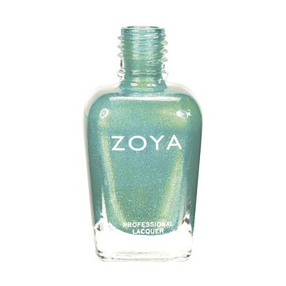 Zoya Zuza nail polish bottle with deep burgundy color, showcasing the Zoya brand and product label.
